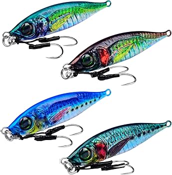 Amazon.co.jp: karim メタルジグ 60g 4個セット ルアー ミノー ジグ